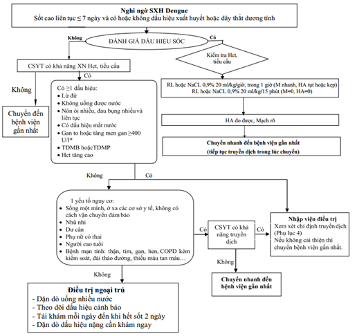 Quyết định 2760/QĐ-BYT của Bộ Y tế về việc ban hành Hướng dẫn chẩn đoán, điều trị Sốt xuất huyết Dengue