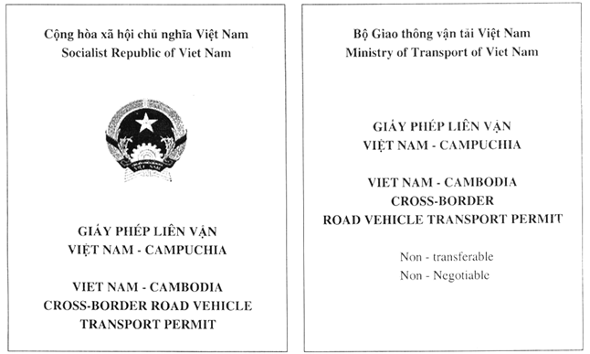 Thông tư 10/2006/TT-BGTVT của Bộ Giao thông vận tải về việc hướng dẫn thi hành một số điều của Hiệp định và Nghị định thư thực hiện Hiệp định vận tải đường bộ giữa Chính phủ nước Cộng hoà xã hội chủ nghĩa Việt Nam và Chính phủ Hoàng gia Campuchia