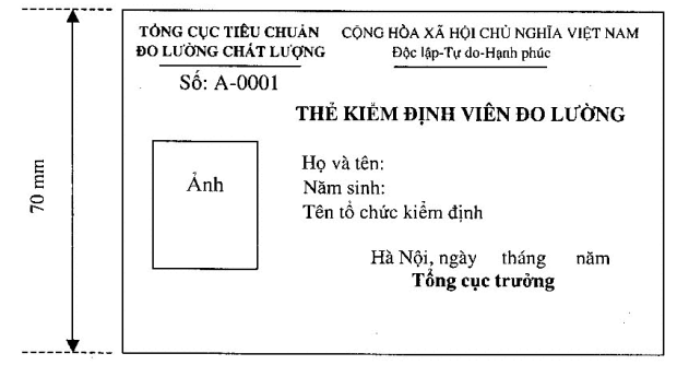 Quyết định 21/2006/QĐ-BKHCN của Bộ Khoa học và Công nghệ ban hành Quy định về việc chứng nhận và cấp thẻ kiểm định viên đo lường