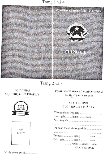 Quyết định 03/2007/QĐ-BTP của Bộ Tư pháp về việc ban hành một số biểu mẫu dùng trong hoạt động trợ giúp pháp lý
