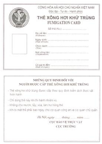 Quyết định 89/2007/QĐ-BNN của Bộ Nông nghiệp và Phát triển nông thôn về việc ban hành Quy định quản lý nhà nước về hoạt động xông hơi khử trùng vật thể thuộc diện kiểm dịch thực vật