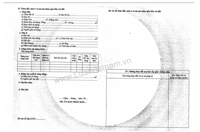 Thông tư 17/2009/TT-BTNMT của Bộ Tài nguyên và Môi trường quy định về Giấy chứng nhận quyền sử dụng đất, quyền sở hữu nhà ở và tài sản khác gắn liền với đất