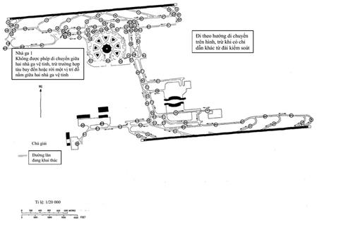Quyết định 2414/QĐ-CHK của Cục Hàng không Việt Nam về việc ban hành Hướng dẫn việc thực hiện quy định, khuyến cáo thực hành của ICAO (Doc 9476) về hệ thống kiểm soát và hướng dẫn di chuyển tại sân bay