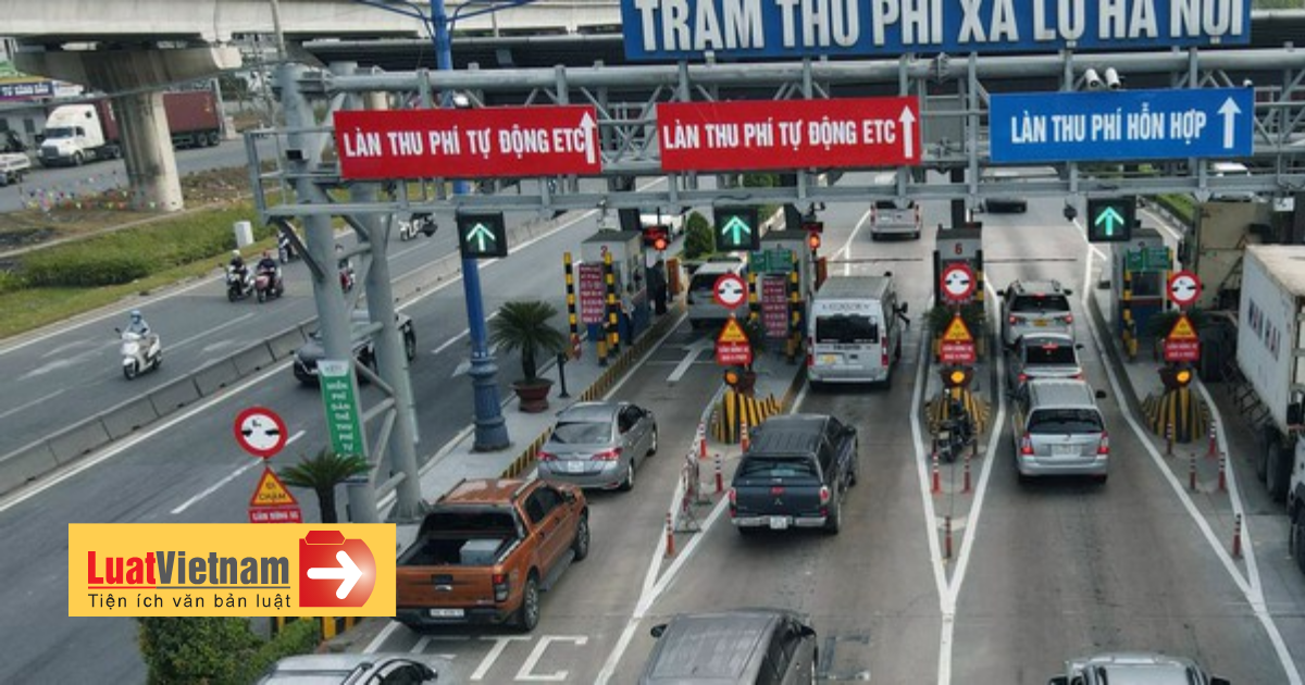Trạm thu phí để xe chờ bị phạt thế nào Trạm thu phí để xe chờ bị phạt thế nào