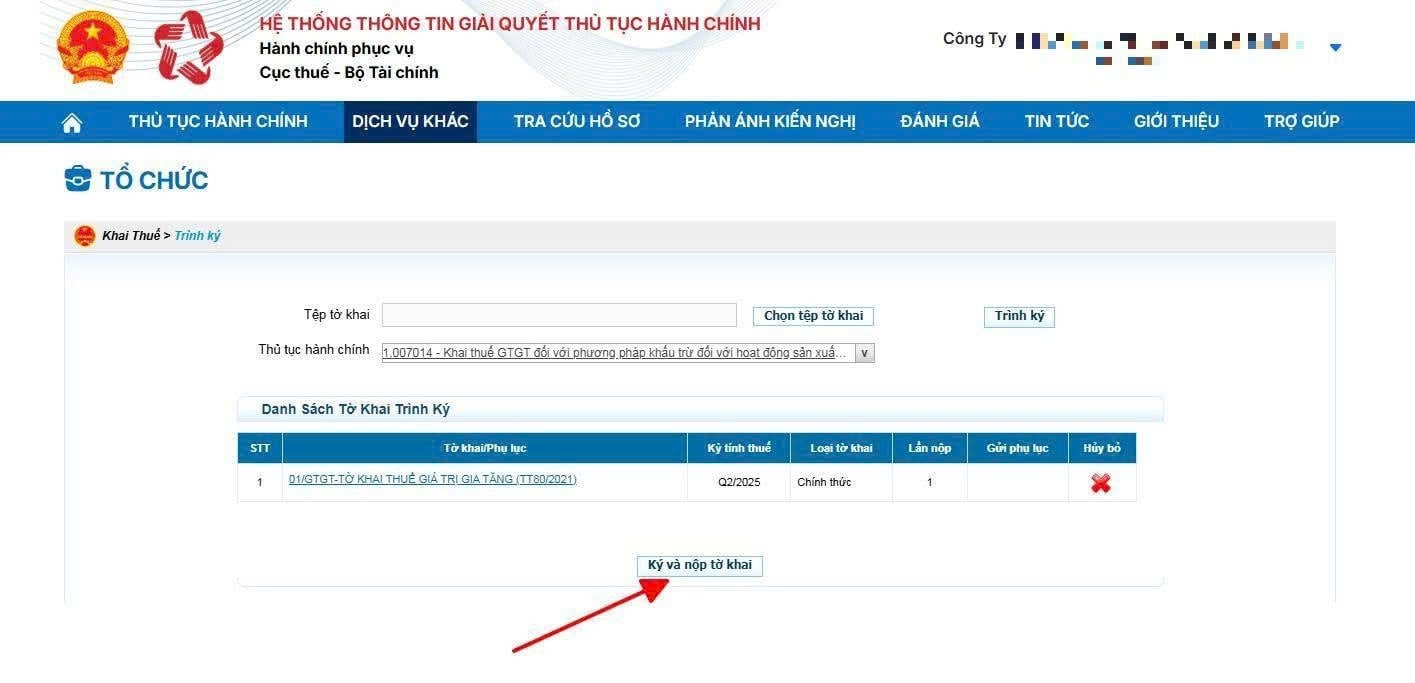 Hướng dẫn nộp tờ khai thuế GTGT Quý 3 năm 2025 online (Ảnh minh họa)