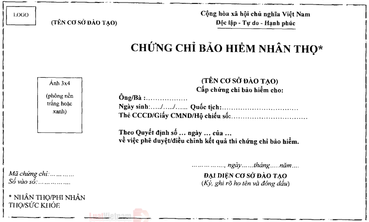 Thông tư 69/2022/TT-BTC của Bộ Tài chính quy định chi tiết về chứng chỉ bảo hiểm, chứng chỉ đại lý bảo hiểm, chứng chỉ môi giới bảo hiểm, chứng chỉ về phụ trợ bảo hiểm