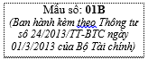 Thông tư 24/2013/TT-BTC của Bộ Tài chính về việc hướng dẫn thực hiện thu điều tiết đối với sản phẩm lọc dầu và hóa dầu tiêu thụ trong nước của Công ty trách nhiệm hữu hạn một thành viên lọc hoá dầu Bình Sơn 