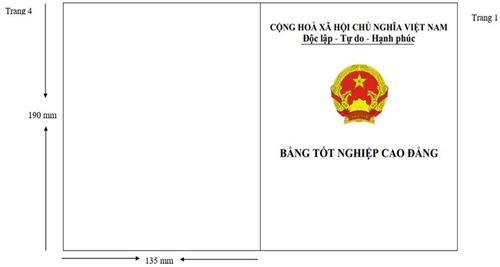 Thông tư 24/2020/TT-BLĐTBXH của Bộ Lao động Thương binh và Xã hội về việc sửa đổi, bổ sung một số điều của Thông tư 10/2017/TT-BLĐTBXH ngày 13/3/2017 của Bộ trưởng Bộ Lao động Thương binh và Xã hội quy định về mẫu bằng tốt nghiệp trung cấp, cao đẳng; in, quản lý, cấp phát, thu hồi, hủy bỏ bằng tốt nghiệp trung cấp, cao đẳng