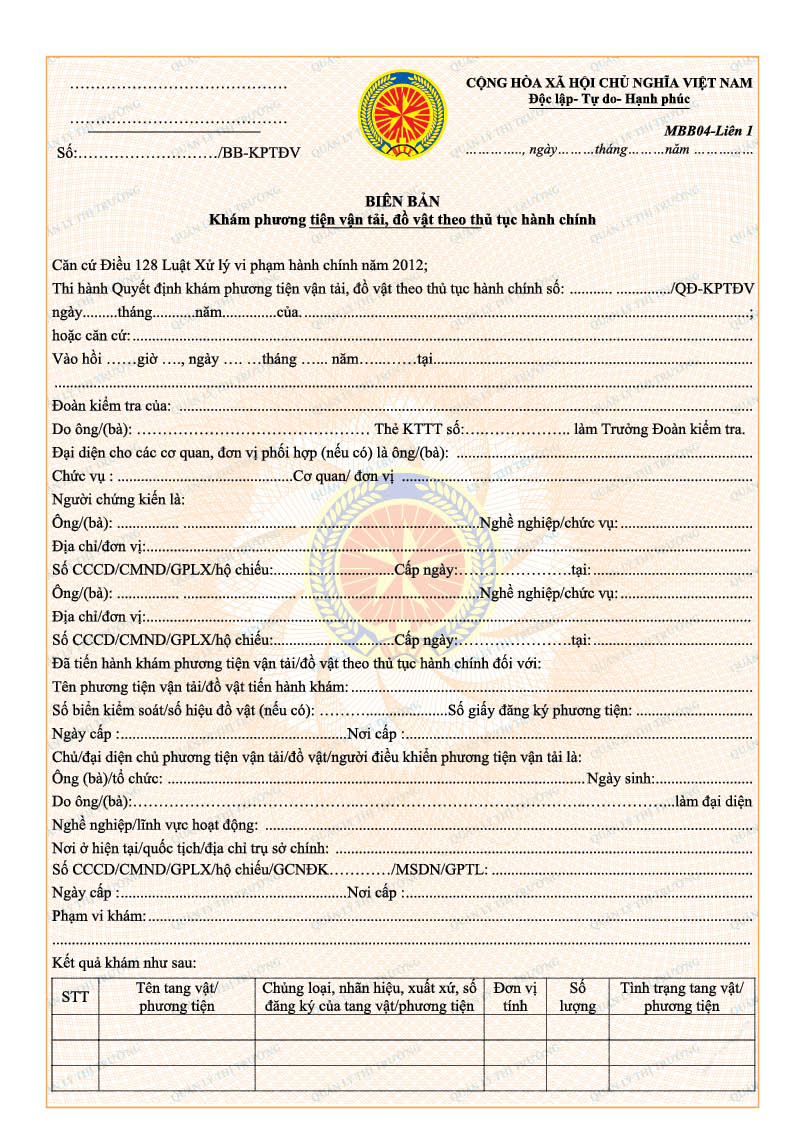 Thông tư 08/2018/TT-BCT của Bộ Công Thương về việc sửa đổi, bổ sung quy định về mẫu biên bản, quyết định sử dụng trong hoạt động kiểm tra và xử lý vi phạm hành chính của Quản lý thị trường