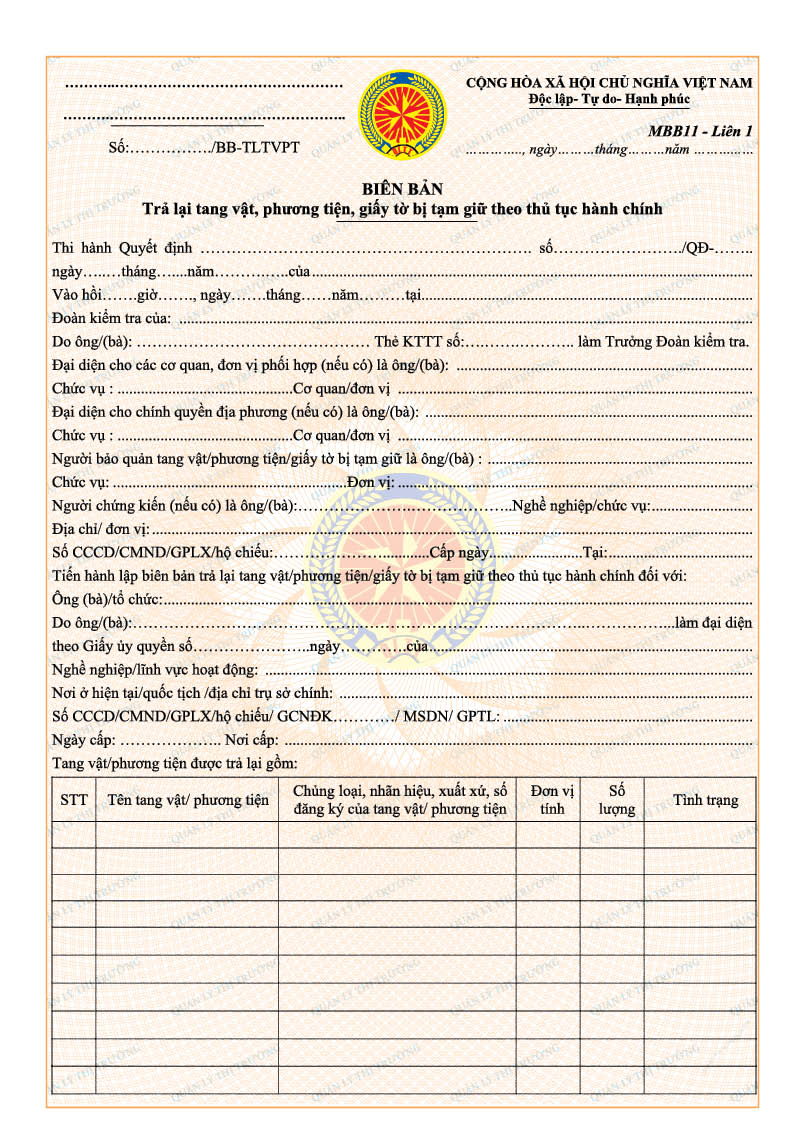 Thông tư 08/2018/TT-BCT của Bộ Công Thương về việc sửa đổi, bổ sung quy định về mẫu biên bản, quyết định sử dụng trong hoạt động kiểm tra và xử lý vi phạm hành chính của Quản lý thị trường