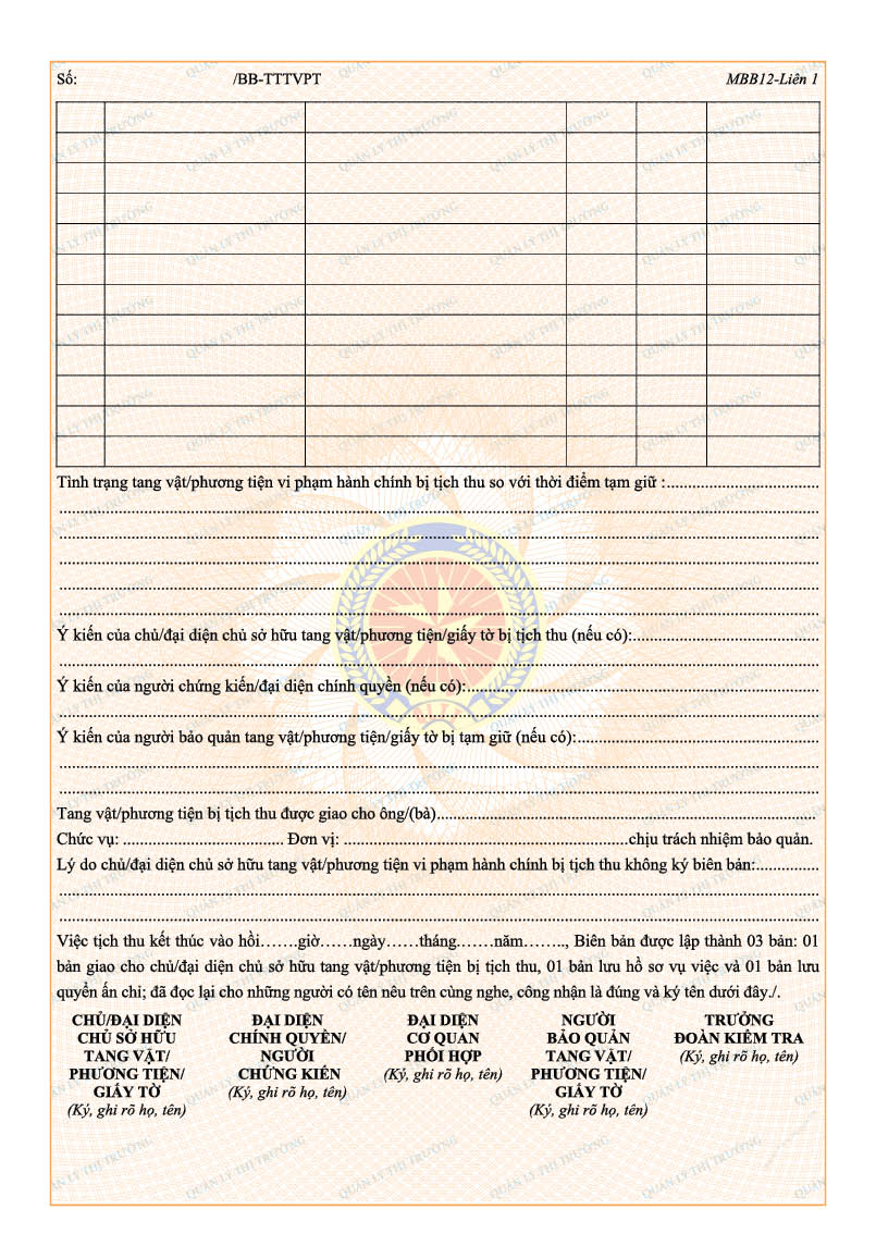 Thông tư 08/2018/TT-BCT của Bộ Công Thương về việc sửa đổi, bổ sung quy định về mẫu biên bản, quyết định sử dụng trong hoạt động kiểm tra và xử lý vi phạm hành chính của Quản lý thị trường