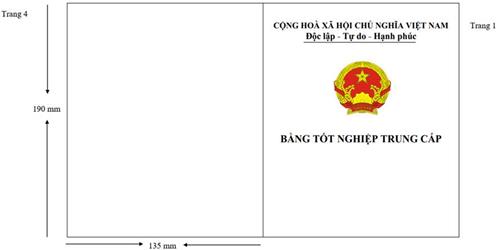Thông tư 24/2020/TT-BLĐTBXH của Bộ Lao động Thương binh và Xã hội về việc sửa đổi, bổ sung một số điều của Thông tư 10/2017/TT-BLĐTBXH ngày 13/3/2017 của Bộ trưởng Bộ Lao động Thương binh và Xã hội quy định về mẫu bằng tốt nghiệp trung cấp, cao đẳng; in, quản lý, cấp phát, thu hồi, hủy bỏ bằng tốt nghiệp trung cấp, cao đẳng