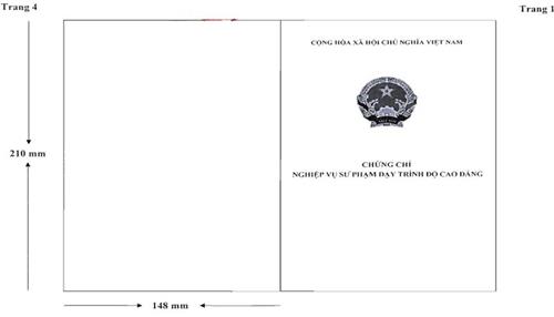 Thông tư 28/2018/TT-BLĐTBXH của Bộ Lao động Thương binh và Xã hội về việc quy định chương trình bồi dưỡng nghiệp vụ sư phạm cho nhà giáo dạy trình độ trung cấp, dạy trình độ cao đẳng; mẫu và quy chế quản lý, cấp chứng chỉ nghiệp vụ sư phạm dạy trình độ trung cấp, dạy trình độ cao đẳng