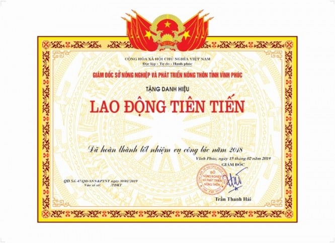 Thủ tục đề nghị xét tặng danh hiệu Tập thể Lao động tiên tiến [từ ngày 01/12/2025]