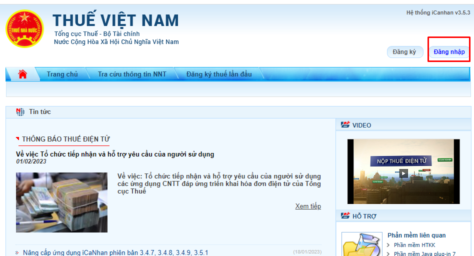 Hướng dẫn kê khai thuế hộ kinh doanh trên HTTK