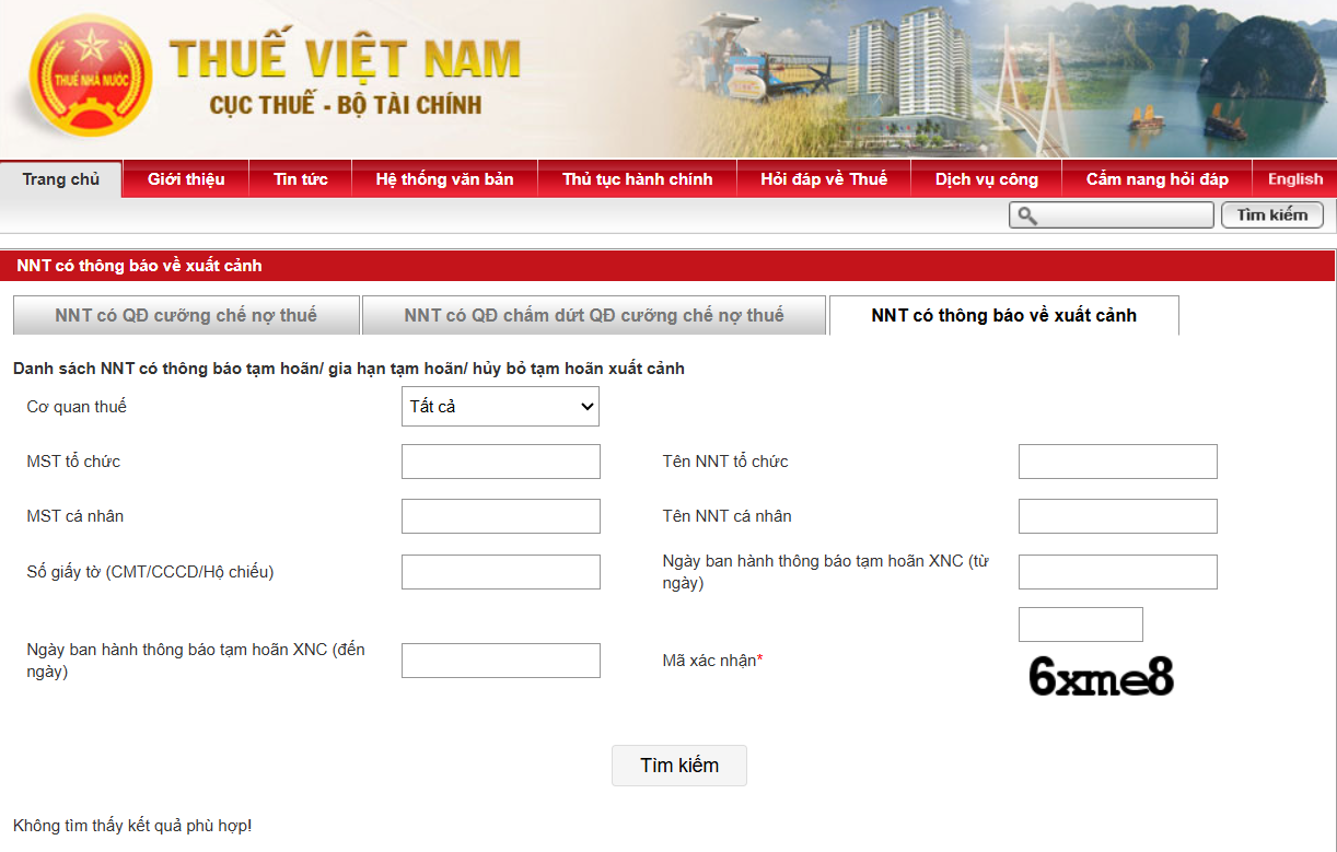  kiểm tra thông tin thuế trước khi đi nước ngoài