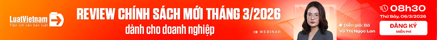 Review Chính sách mới tháng 3/2026