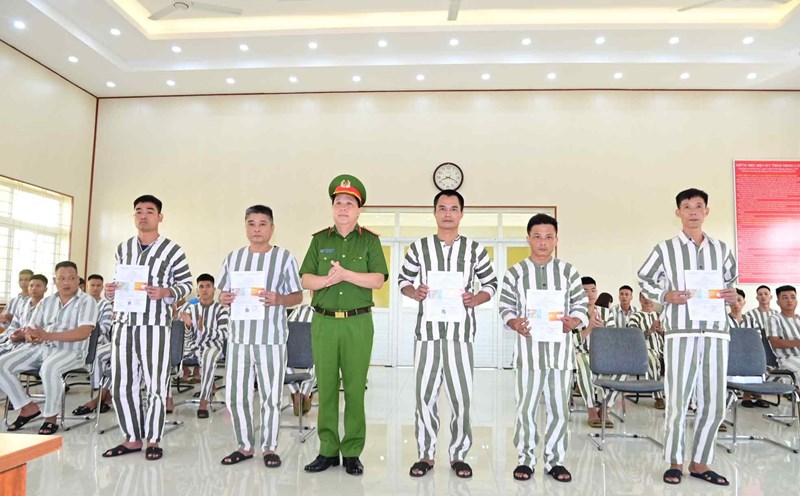 Có cơ chế thưởng đối với phạm nhân cải tạo tốt