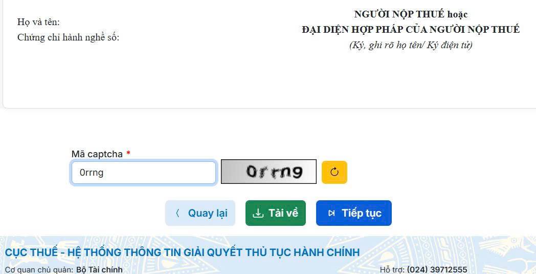 Hướng dẫn hộ kinh doanh thông báo tài khoản ngân hàng qua Cổng Dịch vụ công