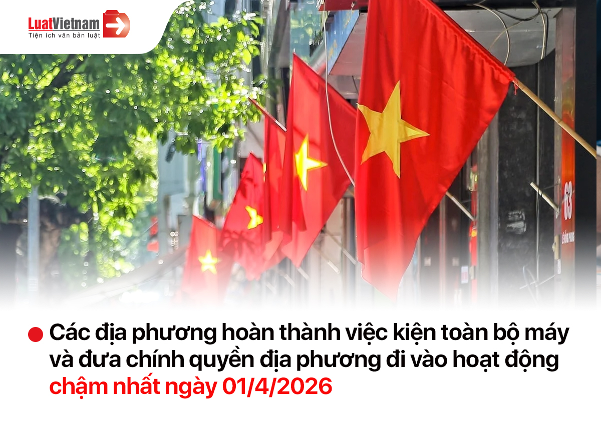 Chính sách mới có hiệu lực tháng 4/2026