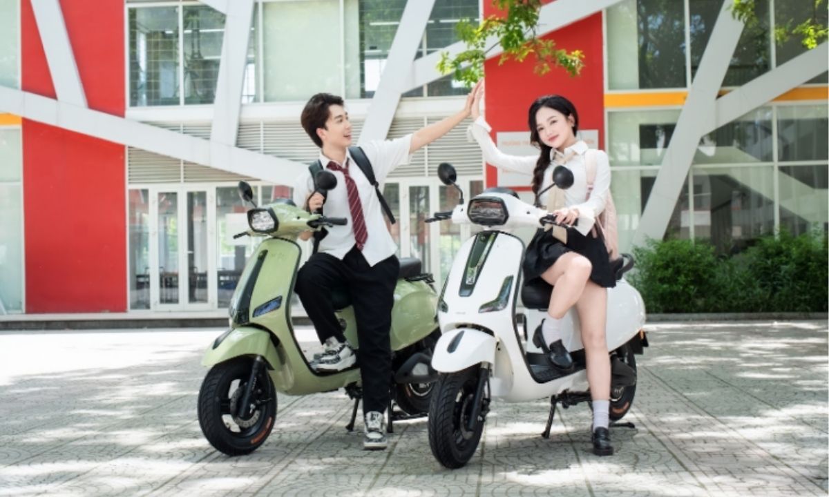 Trang bị an toàn hiện đại trên Nispa Vera giúp phụ huynh hoàn toàn an tâm khi giao xe cho con tự lập đến trường