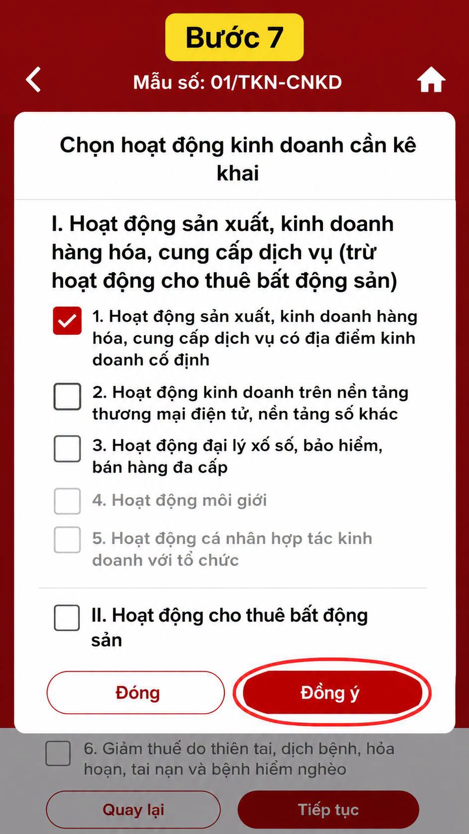 Hướng dẫn hộ kinh doanh thông báo doanh thu 6 tháng đầu năm online