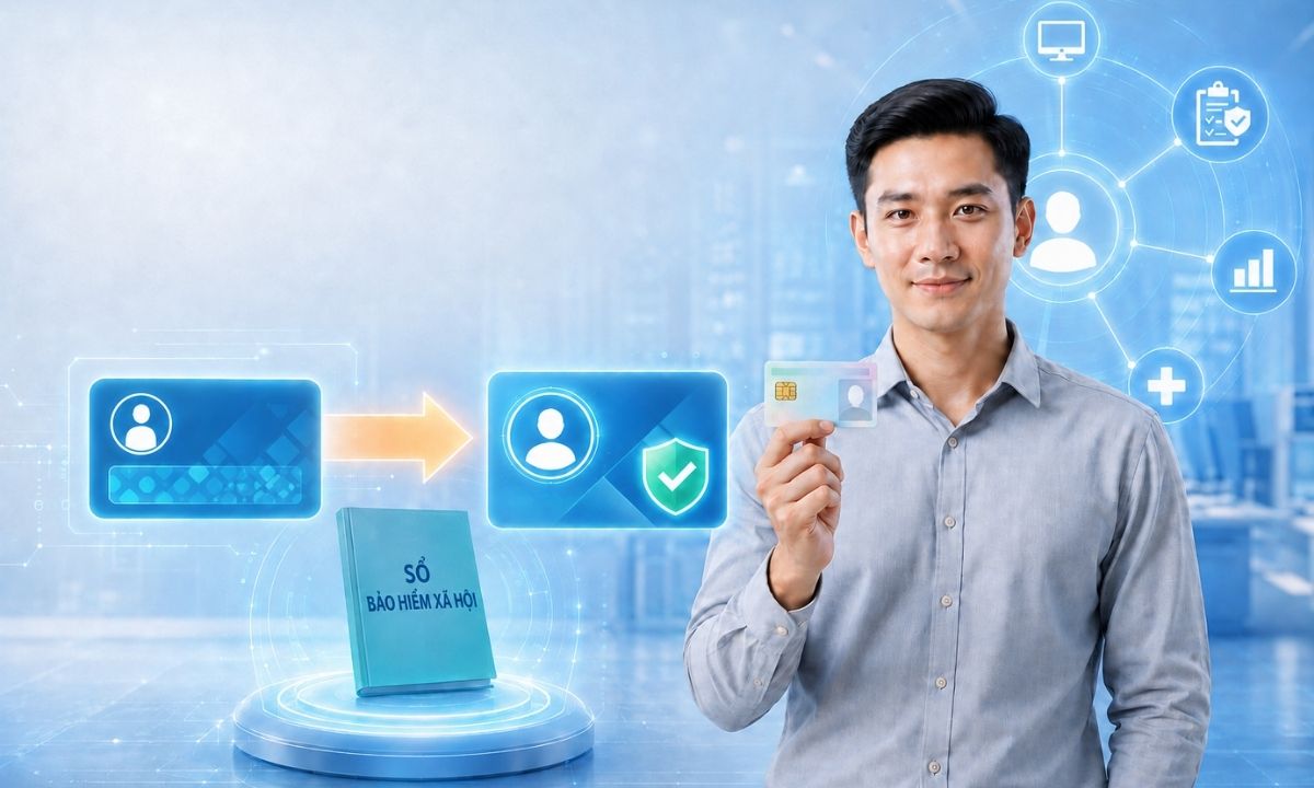 chuyển mã số bảo hiểm xã hội sang số định danh cá nhân Từ 01/9/2026, bắt đầu chuyển mã số bảo hiểm xã hội sang số định danh cá nhân