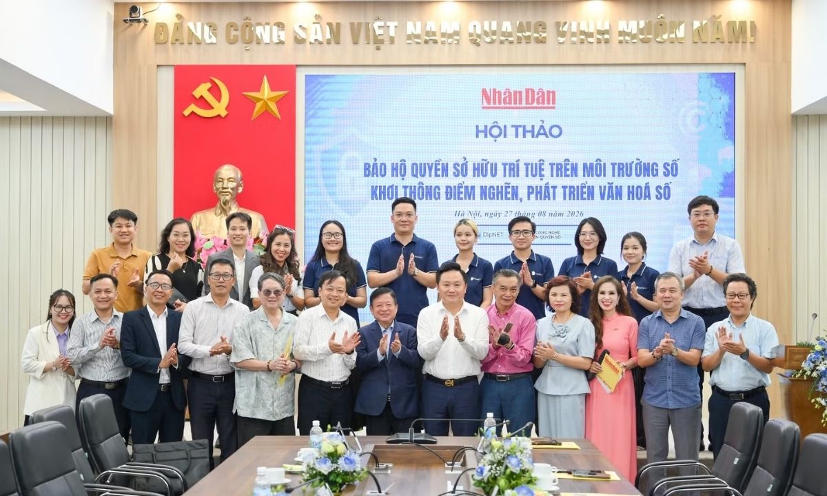 LuatVietnam tham gia Hội thảo “Bảo hộ quyền sở hữu trí tuệ trên môi trường số" của báo Nhân Dân