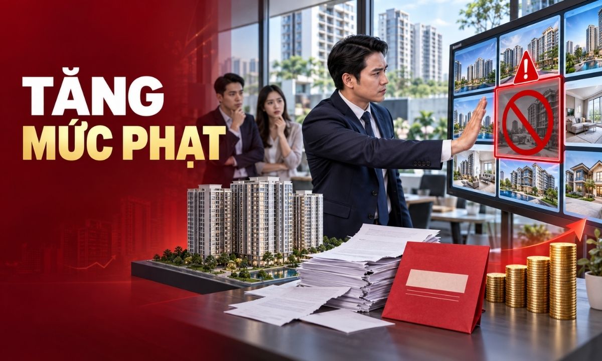 Đưa bất động sản không đủ điều kiện lên sàn bị phạt đến 600 triệu đồng Đưa bất động sản không đủ điều kiện lên sàn bị phạt đến 600 triệu đồng