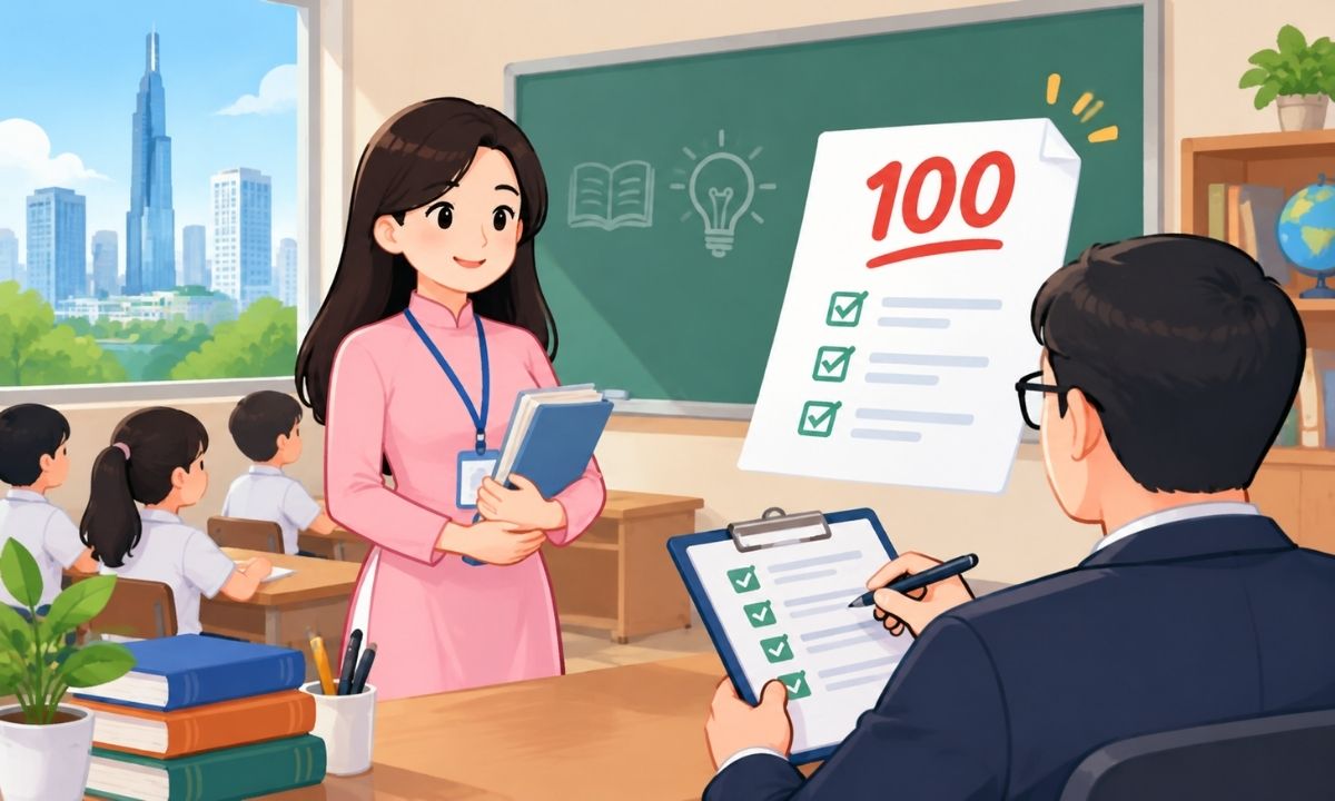 TP.HCM đánh giá viên chức giáo dục quý III/2026 theo thang điểm 100 TP.HCM đánh giá viên chức giáo dục quý III/2026 theo thang điểm 100