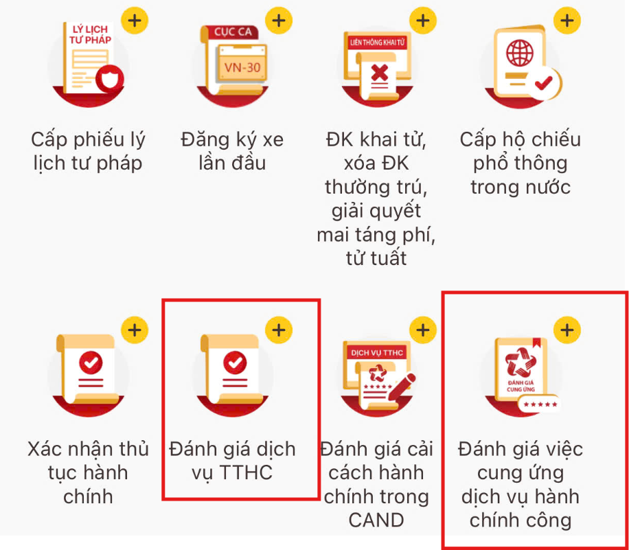 Người dân có thể đánh giá việc giải quyết thủ tục hành chính trên VNeID Người dân có thể đánh giá việc giải quyết thủ tục hành chính trên VNeID