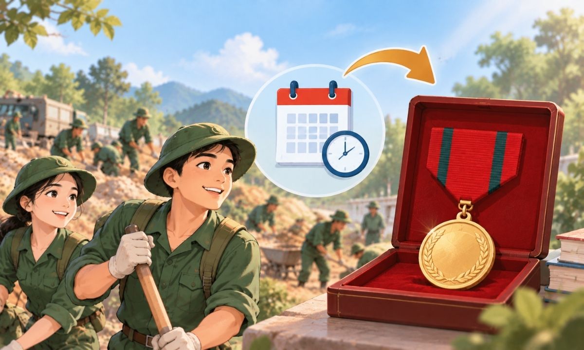Quyết định 45 2026 TTg: Thanh niên xung phong tham gia từ đủ 24 tháng được xét tặng Huy chương