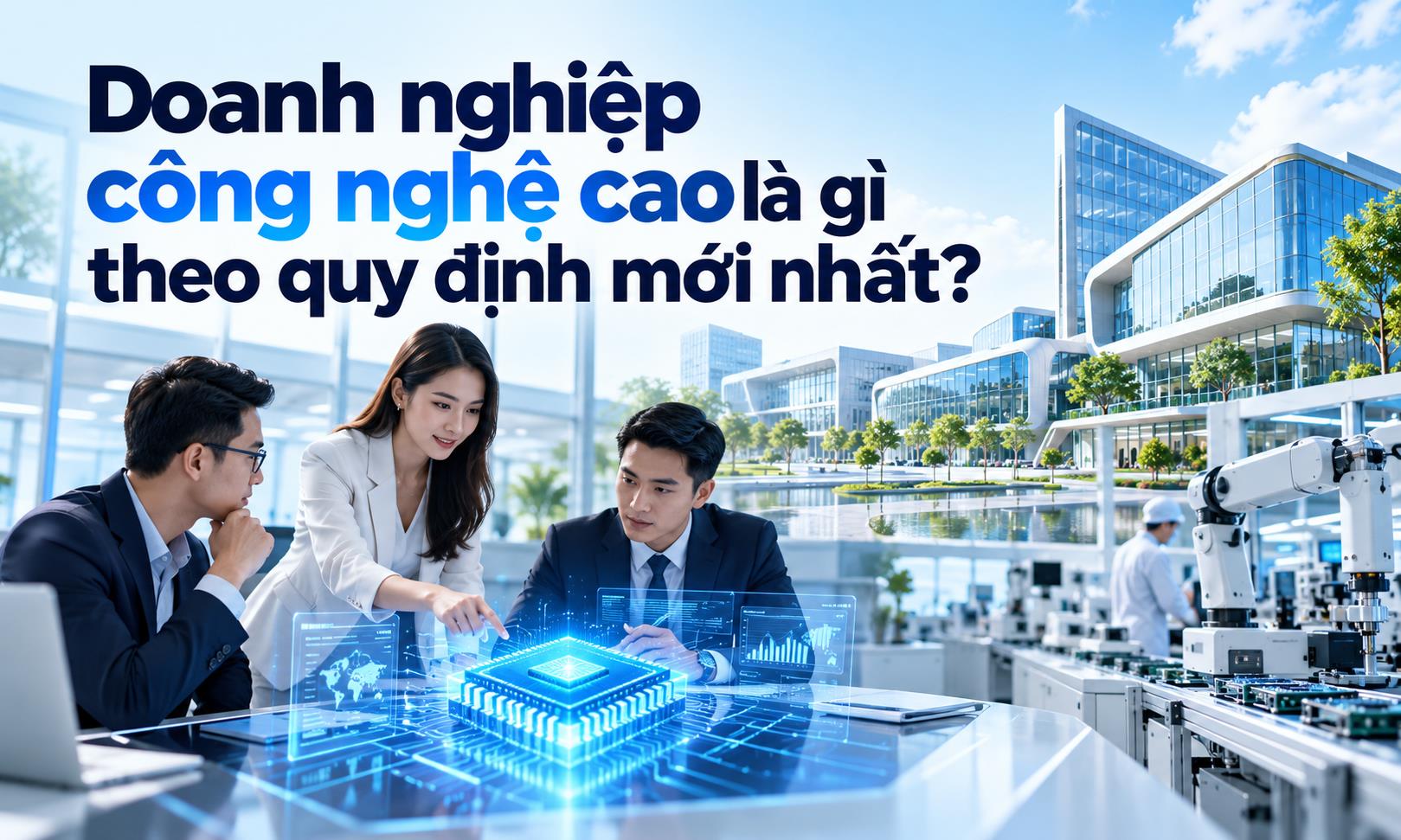 Doanh nghiệp công nghệ cao là gì theo quy định mới nhất?