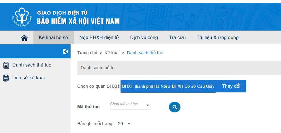 Hướng dẫn cập nhật quá trình đóng BHXH còn thiếu online mới nhất 3