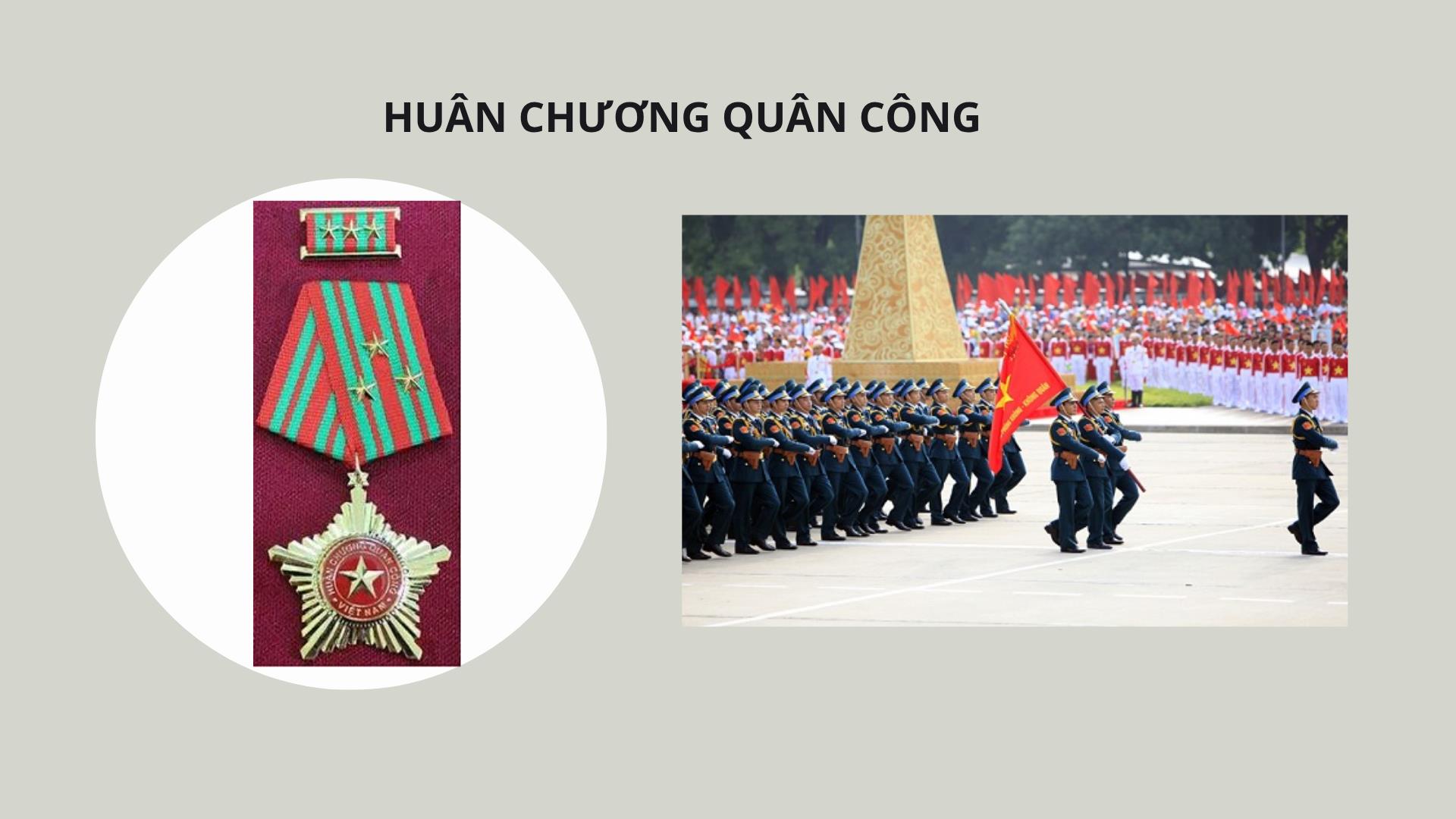 Huân chương Quân công được trao cho những ai? Mức tiền thưởng danh hiệu Huân chương Quân công