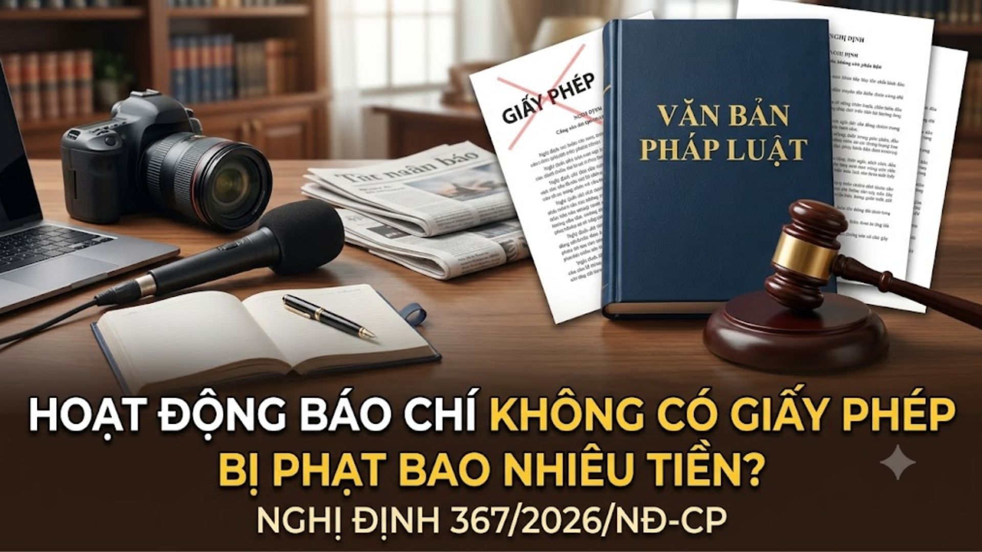 Hoạt động báo chí không có giấy phép bị phạt bao nhiêu tiền?