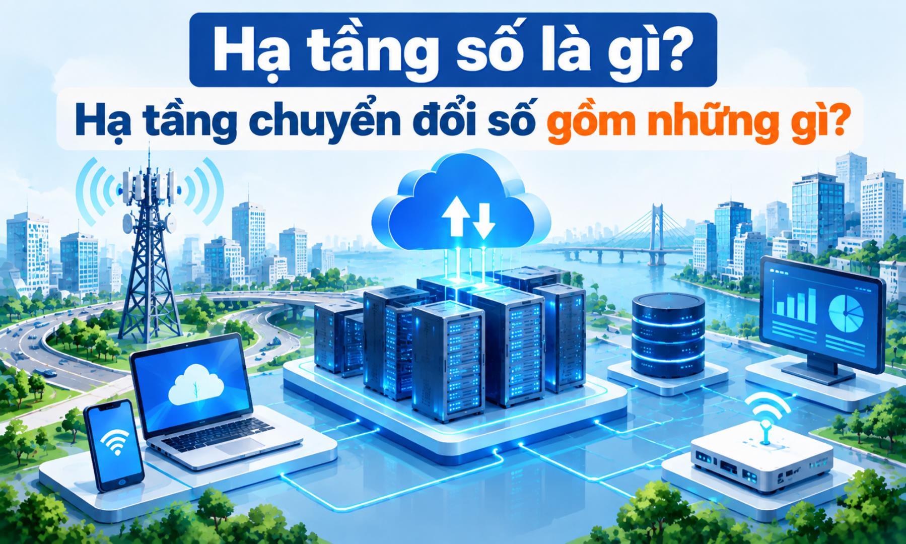 Hạ tầng số là gì? Hạ tầng chuyển đổi số gồm những gì?