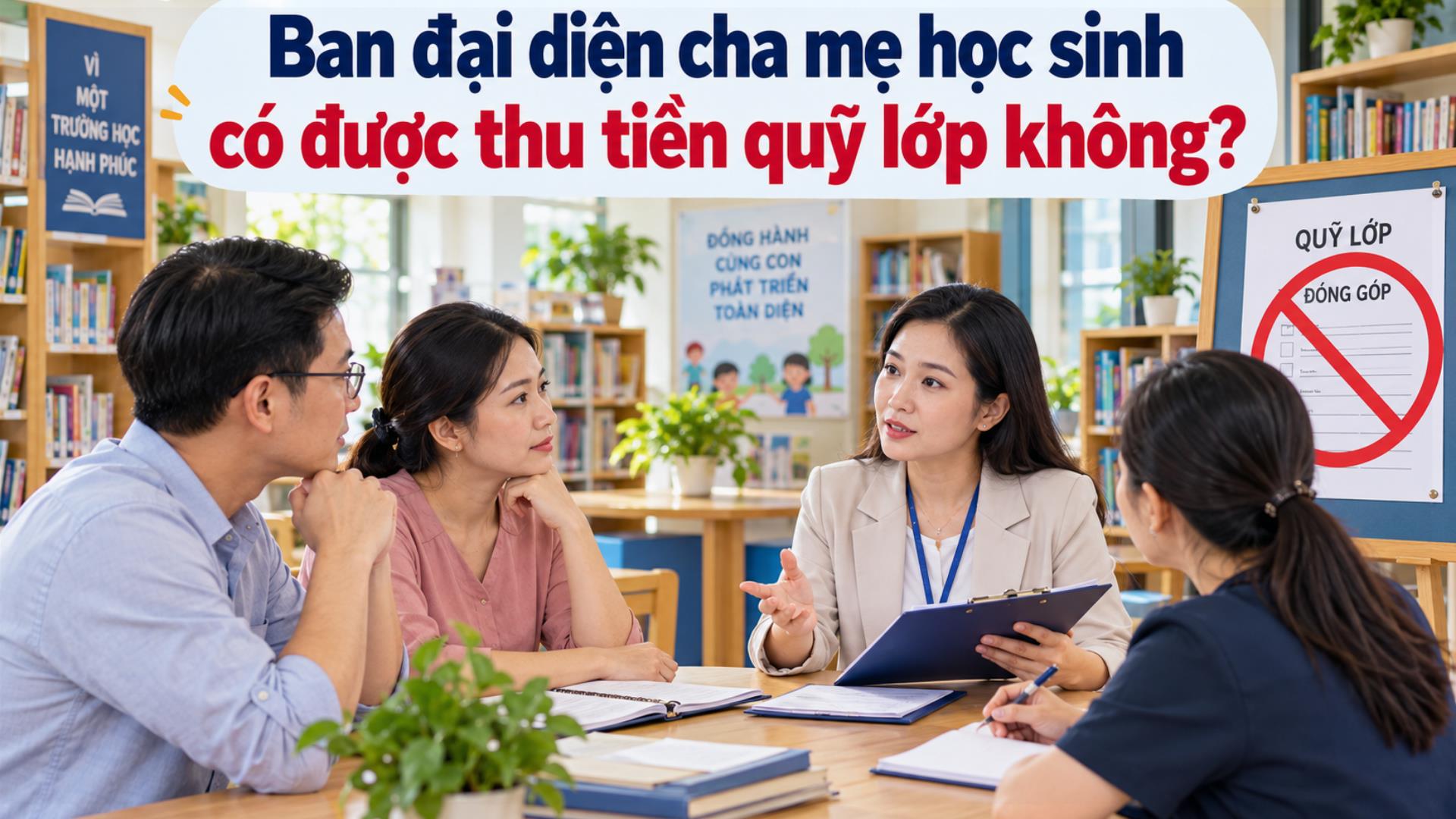 Ban đại diện cha mẹ học sinh có được thu tiền quỹ lớp không?