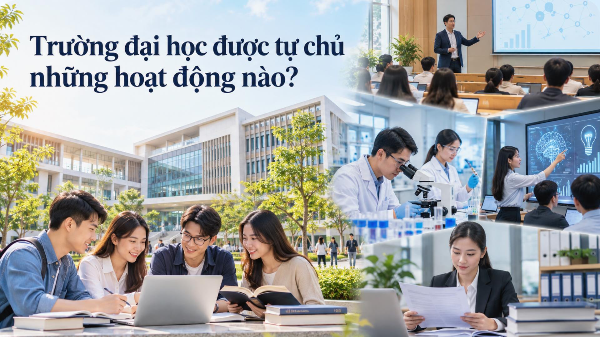 Trường đại học được tự chủ những hoạt động nào theo Nghị định 334/2026/NĐ-CP?