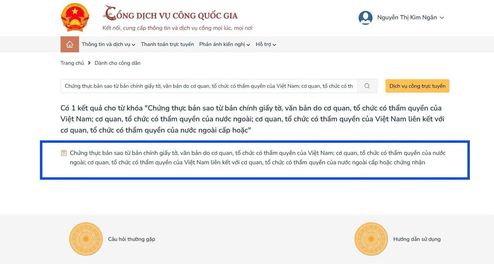 Chứng thực bản sao điện tử trên Cổng Dịch vụ công quốc gia thế nào? Chứng thực bản sao điện tử trên Cổng Dịch vụ công quốc gia thế nào? 3