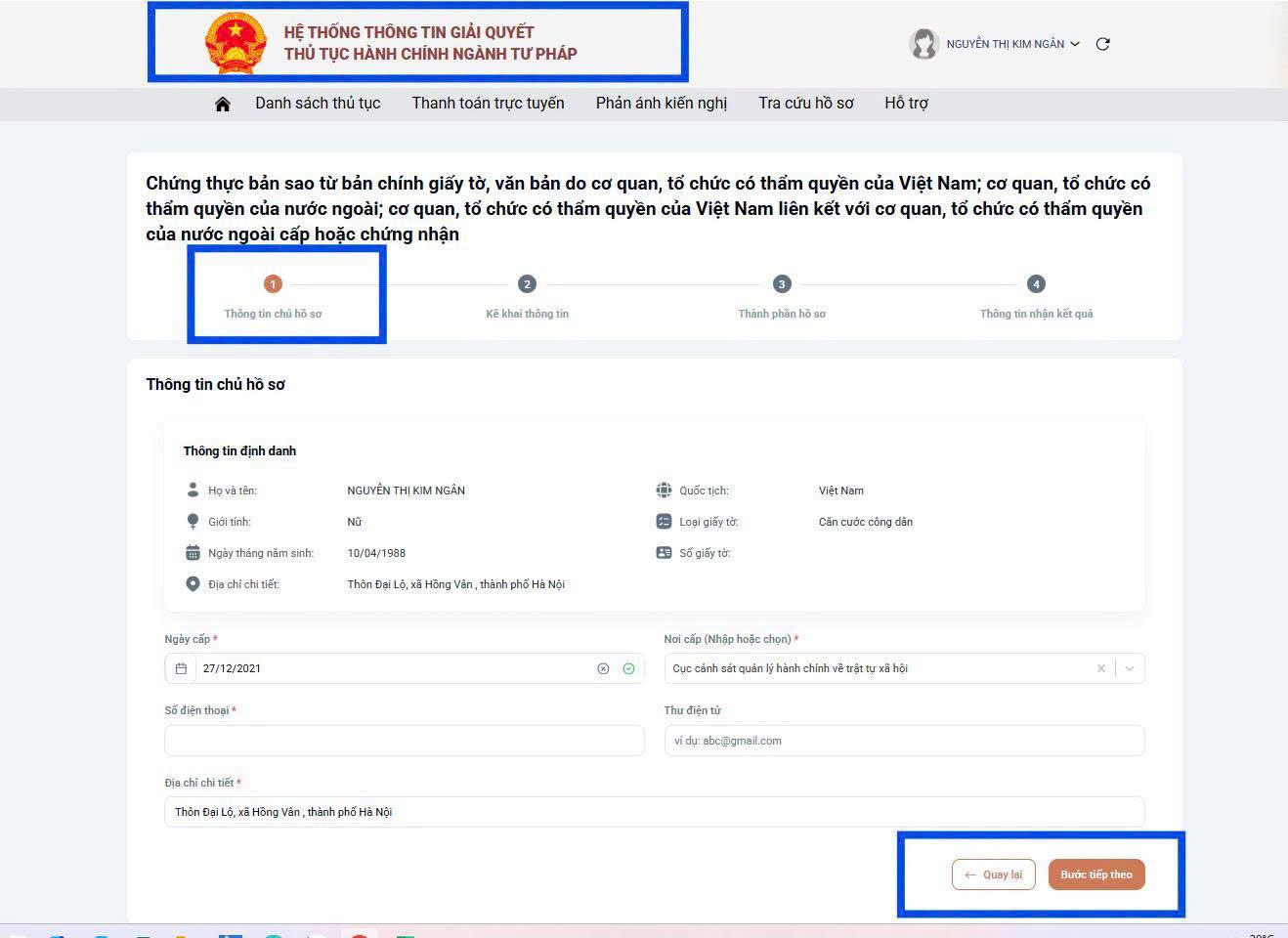 Chứng thực bản sao điện tử trên Cổng Dịch vụ công quốc gia thế nào? Chứng thực bản sao điện tử trên Cổng Dịch vụ công quốc gia thế nào? 6