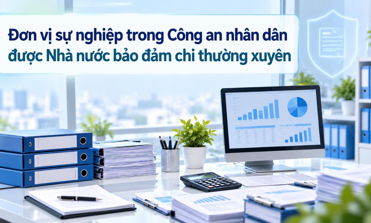 Trường hợp nào đơn vị sự nghiệp trong Công an nhân dân được Nhà nước bảo đảm chi thường xuyên?
