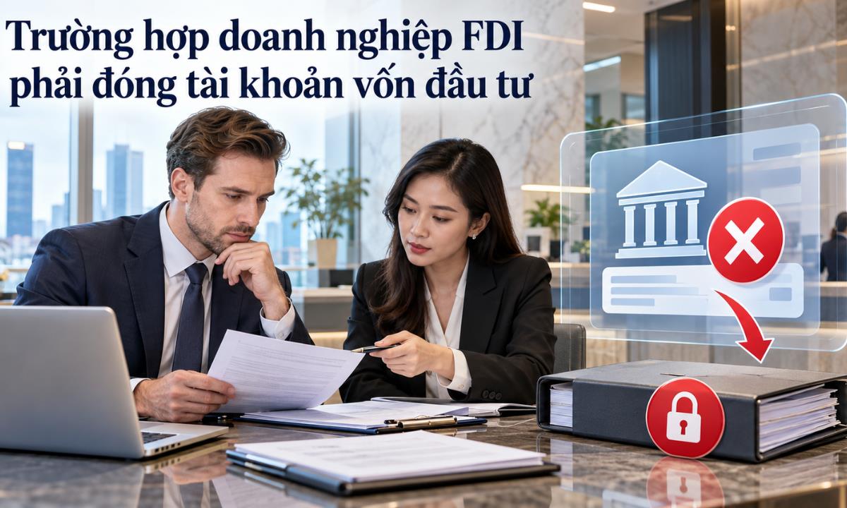 Doanh nghiệp FDI phải đóng tài khoản vốn đầu tư trong những trường hợp nào?