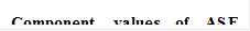 Component values of ASF portfolio x ASF factor