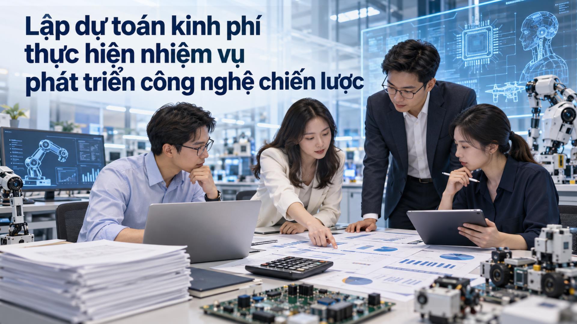 Lập dự toán kinh phí thực hiện nhiệm vụ phát triển công nghệ chiến lược như thế nào?