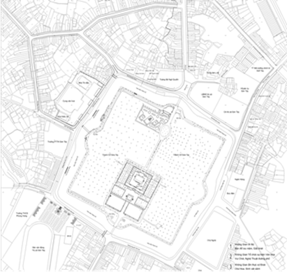 A map of a city Description automatically generated