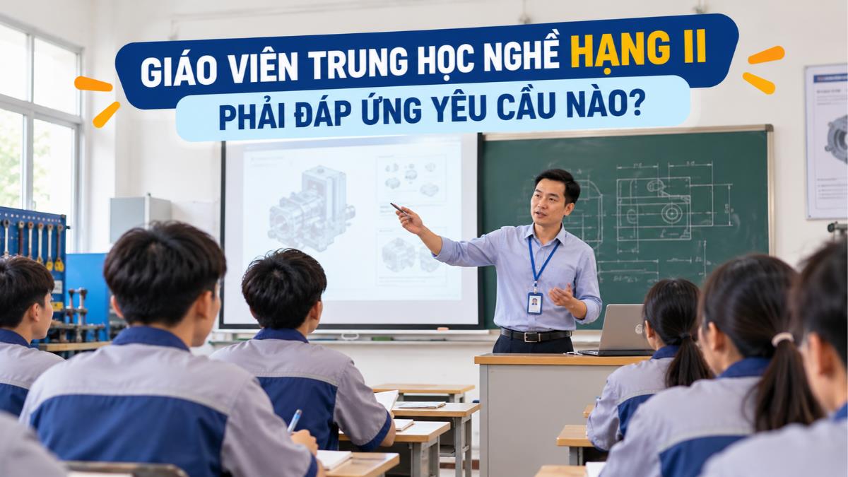 Giáo viên trung học nghề hạng II phải đáp ứng yêu cầu nào?