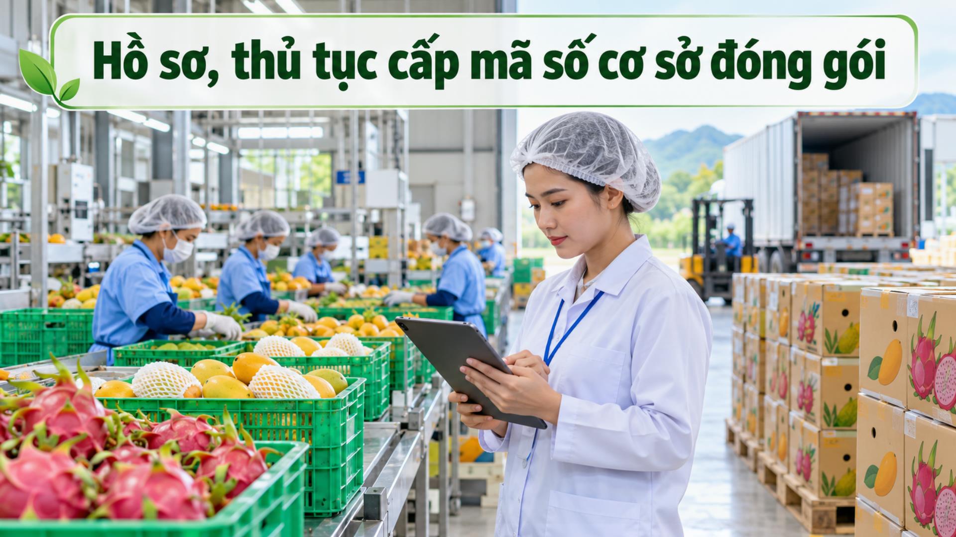 Hồ sơ, thủ tục cấp mã số cơ sở đóng gói được thực hiện như thế nào?