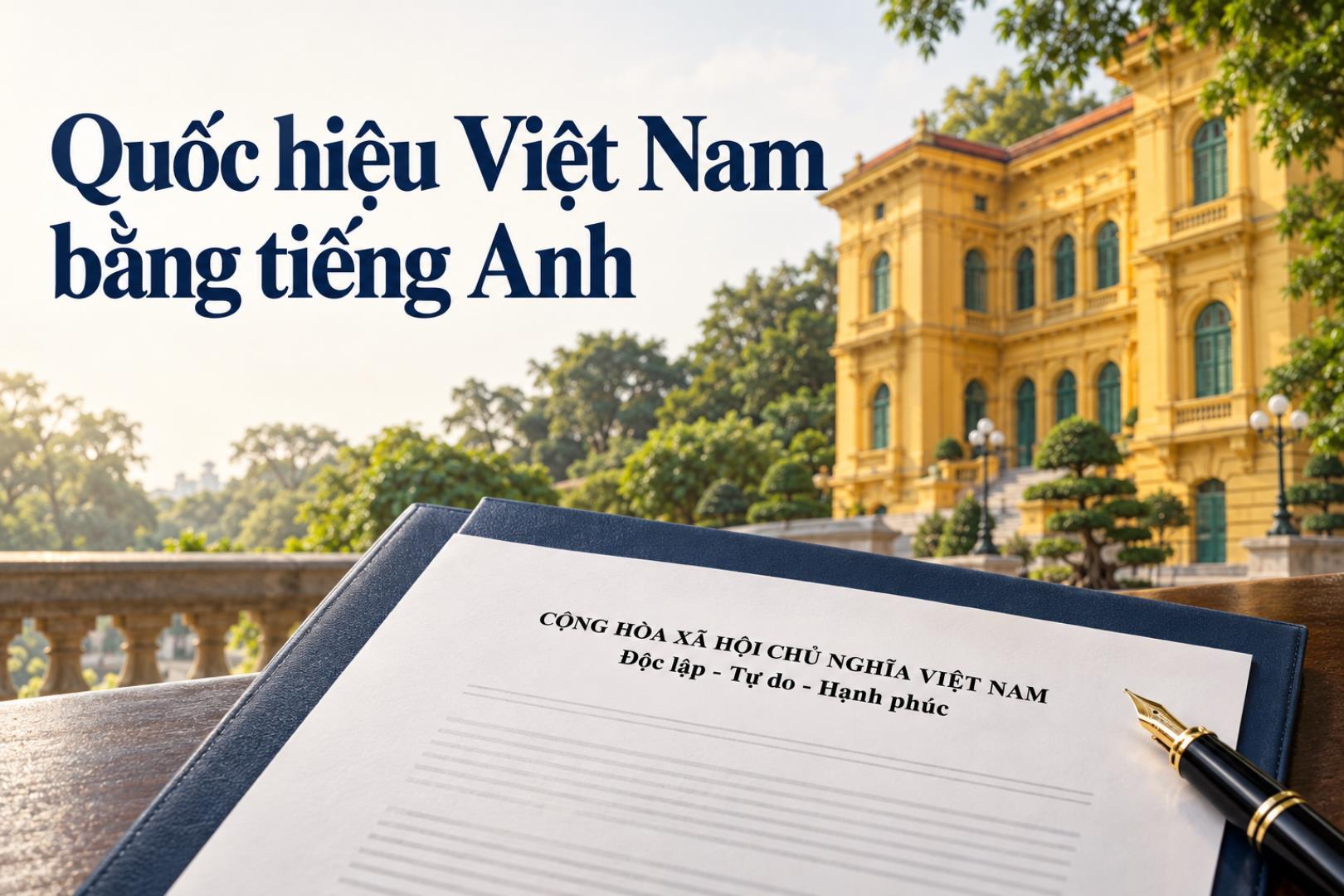 Quốc hiệu Việt Nam được dịch và viết tắt bằng tiếng Anh như thế nào?