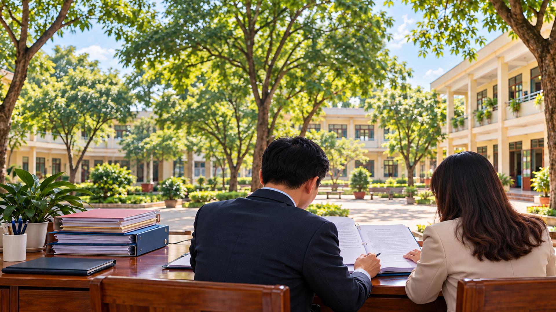 Cơ cấu, số lượng hiệu trưởng, hiệu phó sau sắp xếp cơ sở giáo dục được quy định thế nào?